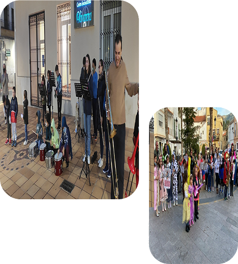 Actividades musicales de la escuela